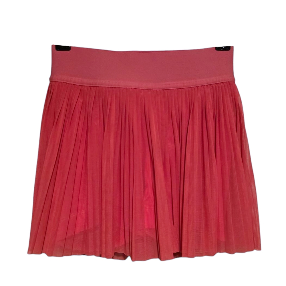 lululemon Mesh Pleats Mid-Rise Mini Tennis Skirt Lip Gloss Size 0